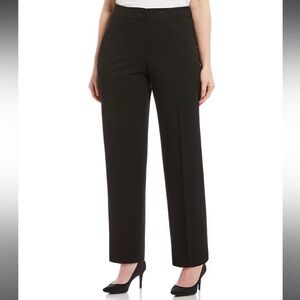 Calvin Klein Traditional Fit Black Straight Leg Pants Size 24W